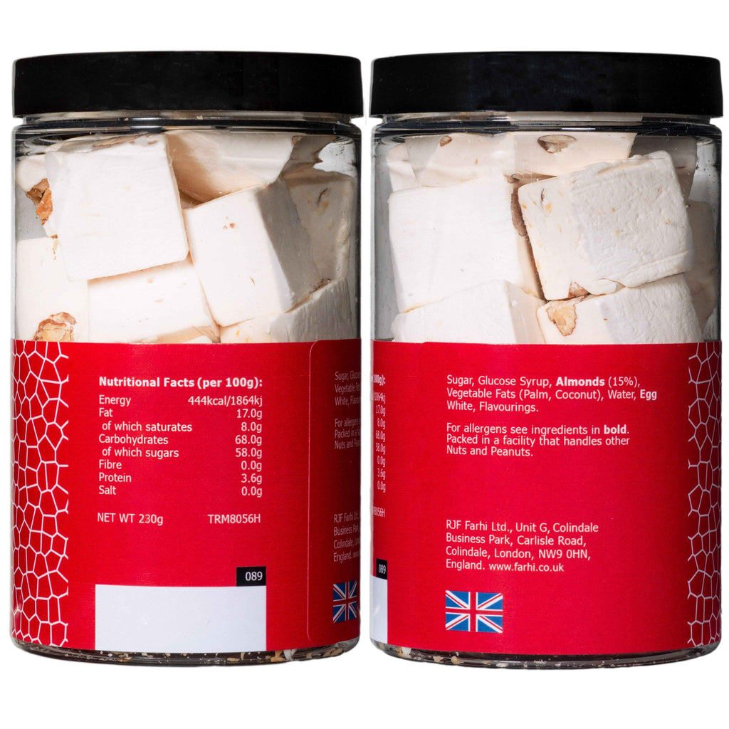 Almond Nougat Jar, 230g